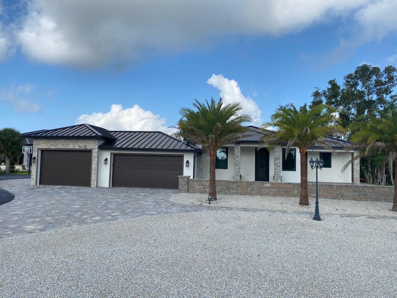 Stone-Front Custom Home